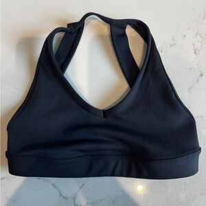 Black Dance Costume with Racerback and Stretch Fabric